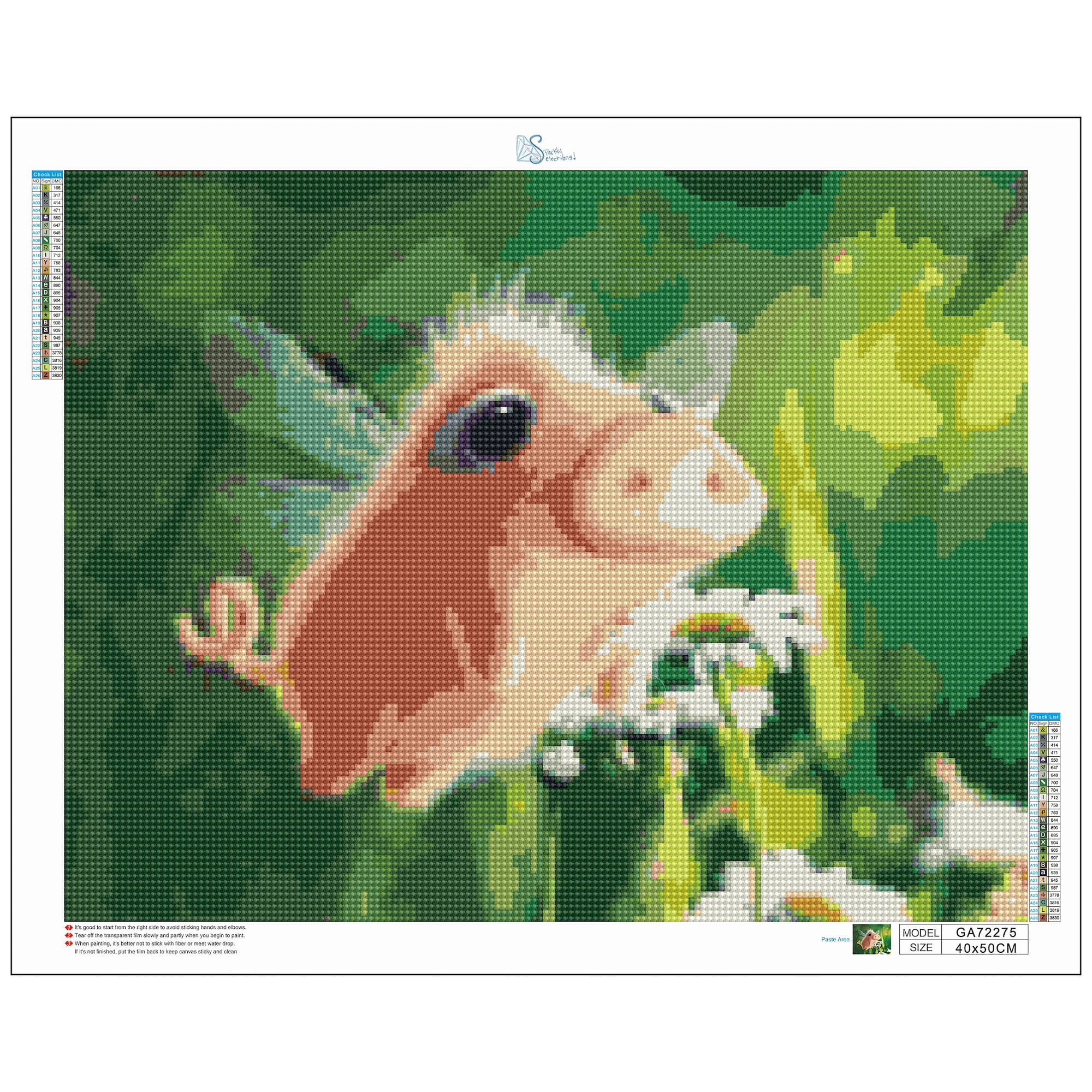 Sparkly Selections Piglet Fairy Diamond Art Kit